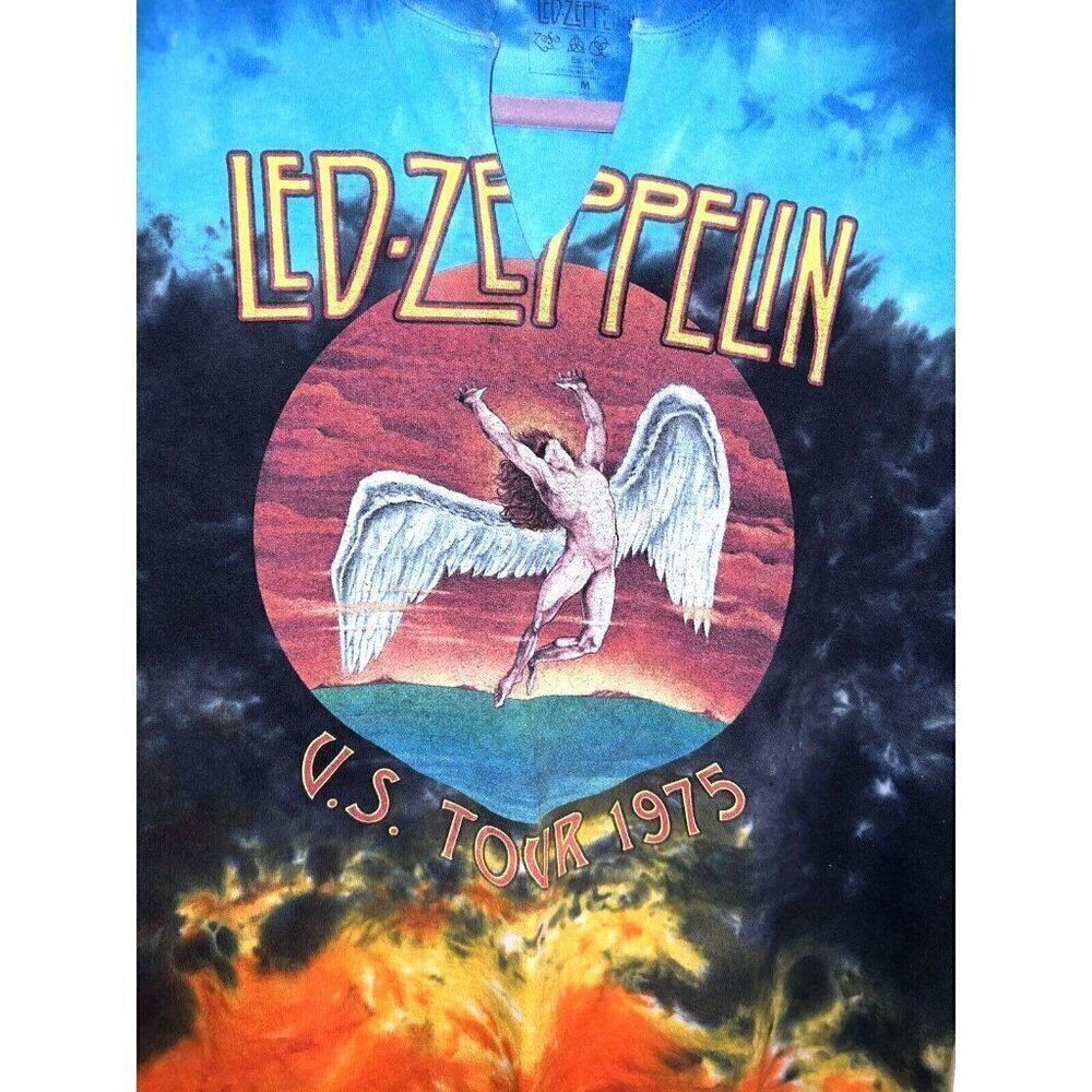 LED ZEPPELIN Icarus Tie Dye T-shirt Size Medium - Picture 3 of 6